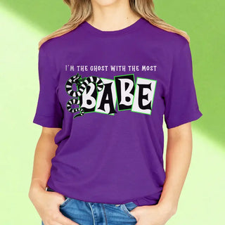 Ghost With the Most T-Shirt #HPTS-BLKLG-GBABE