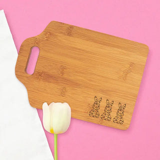 Easter Leopard Peep Small Cutting Board