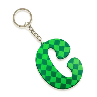 Finish Line Single Initial Acrylic Keychain 14 pc Set #LPACK-ACK-FIN24-SI