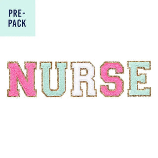 Nurse Multicolor Varsity Letter Patch (5 letters) #PACK-NURSE-MULTI