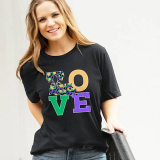 Mardi Gras Love T-Shirt #HPTS-MGLV