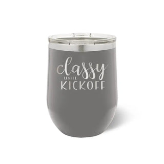 Classy Until Kickoff Tumbler #TWB12-KICK-BLK