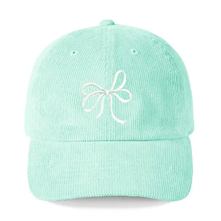 Bow Mint Corduroy Cap #M193VL-MTCORD-BOW24