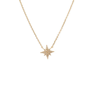 CZ Starburst Necklace