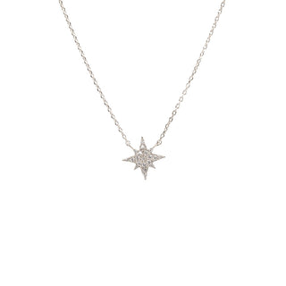 CZ Starburst Necklace