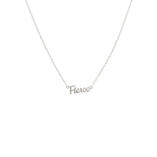 Fierce Script Necklace