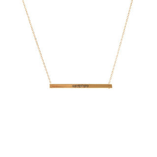 Dream Big Bar Necklace