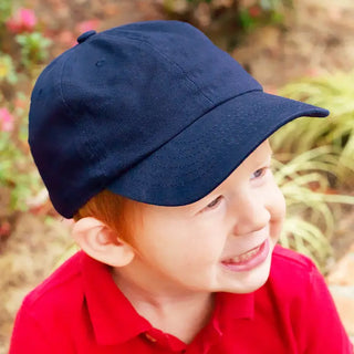 Navy Kids' Cap #M185VL-NAVY