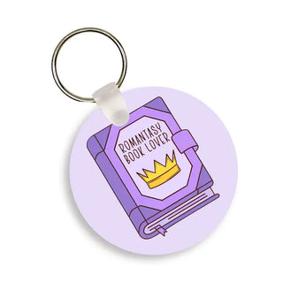 Romantasy Book Lover Keychain #SKC-RD-RMYBOOK