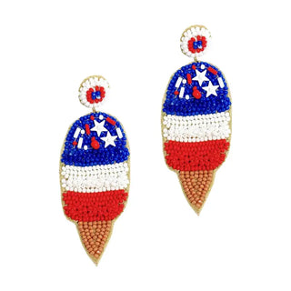 Liberty & Sprinkles For All  Earrings #VLJE4116-RWBICE