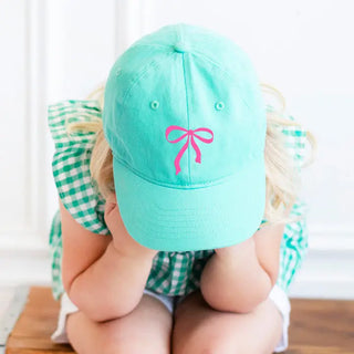 Motif Embroidered Mint Kids' Cap #M185VL-MINT-SDAIS