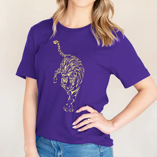 Gold Tiger T-Shirt #HPTS-HKGRNLG-GDTIGER