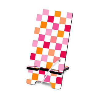 Preppy Check Phone Stand #SPS-PRPCHK