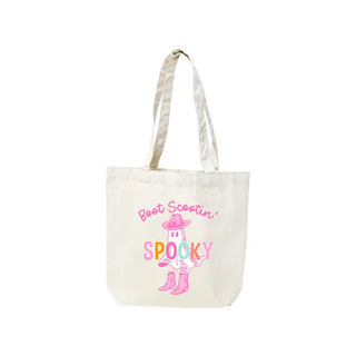 Boot Scootin' Spooky Small Canvas Tote #HPT2515-BSCOOT