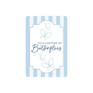 Lifetime of Butterflies Keepsake Card #VLJC-858GD-BFLY
