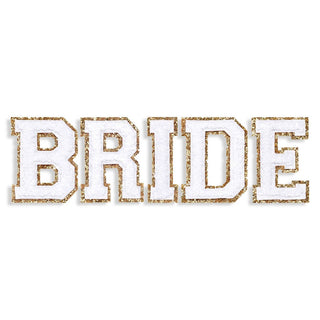 Bride Creme Varsity Letter Patches