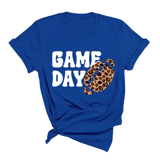 Game Day Leopard Football T-Shirt #HPTS-BLKLG-GDLPRD23