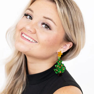 Holly Jolly Earrings #VLJE1240-TREE