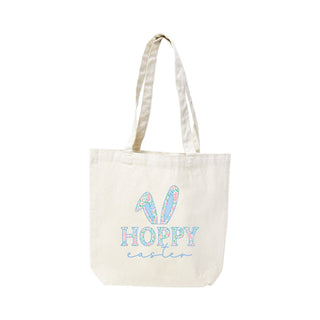 Hoppy Easter Small Canvas Tote