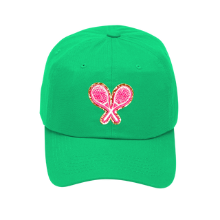 Tennis Glitter Patch Cap