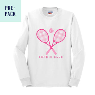Tennis Club White Long Sleeve Pre-Pack