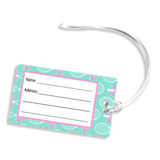 Tennis Bow Bag Tag