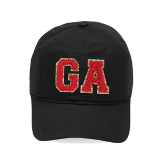GA Varsity Letter Black Cap