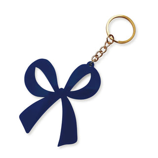 Navy Bow Keychain #ACK-BOW-NAVY