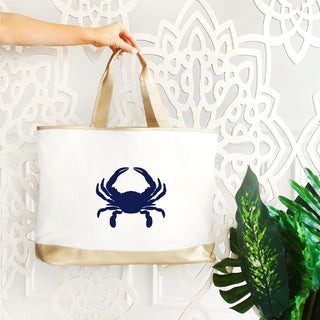 Crab Creme Cabana Tote