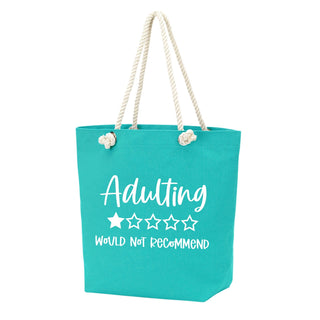 Adulting Castaway Tote-MNT