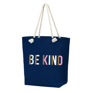 Be Kind Castaway Tote-Navy