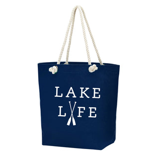 Lake Life Castaway Tote-Navy