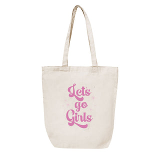 Let's Go Girls Canvas Tote