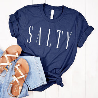 Heather Navy Salty T-Shirt Pre-Pack