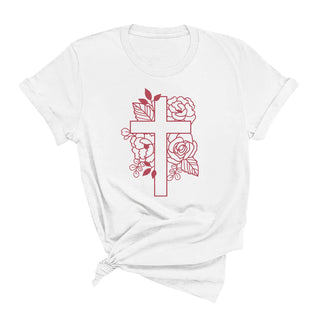 Floral Cross T-Shirt