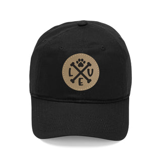 Paw Love Camel Patch Black Cap