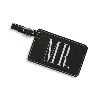 Mr. Black Luggage Tag