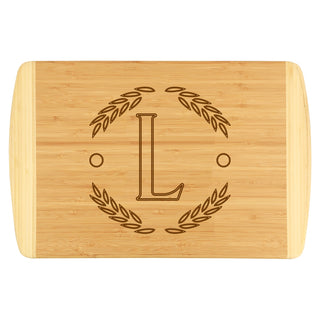 Wreath Two-Tone Cutting Board