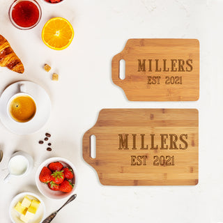 EST. Year Cutting Board