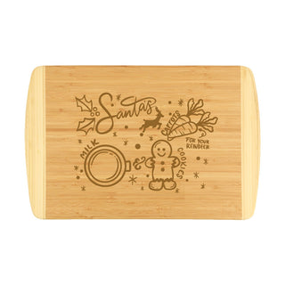 Santa Two-Tone Cutting Board