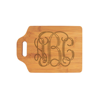 Vine Initials Cutting Board