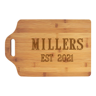 EST. Year Cutting Board-Large