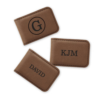 Men's Money Clip-Brown