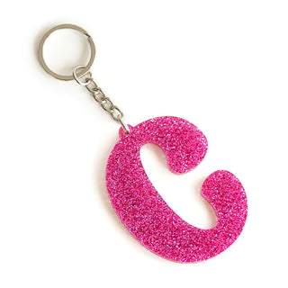Single Initial Keychain 