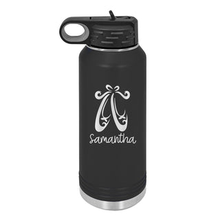 Water Bottle with Ballet Design