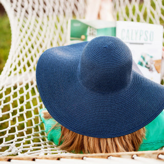 Navy Blue Adult Floppy Hat