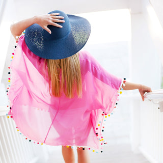 Navy Blue Adult Floppy Hat