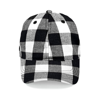 Black Buffalo Check Cap 