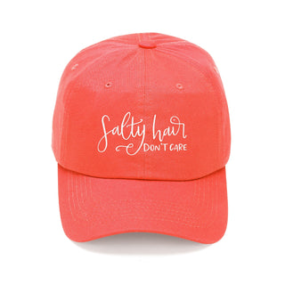 Salty Hair Don't Care Cap-Coral