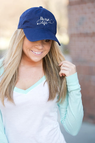 Nurse Life  Navy Cap